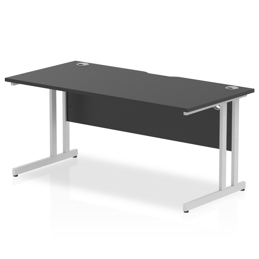 Rayleigh Black Series Straight Cantilever Desk